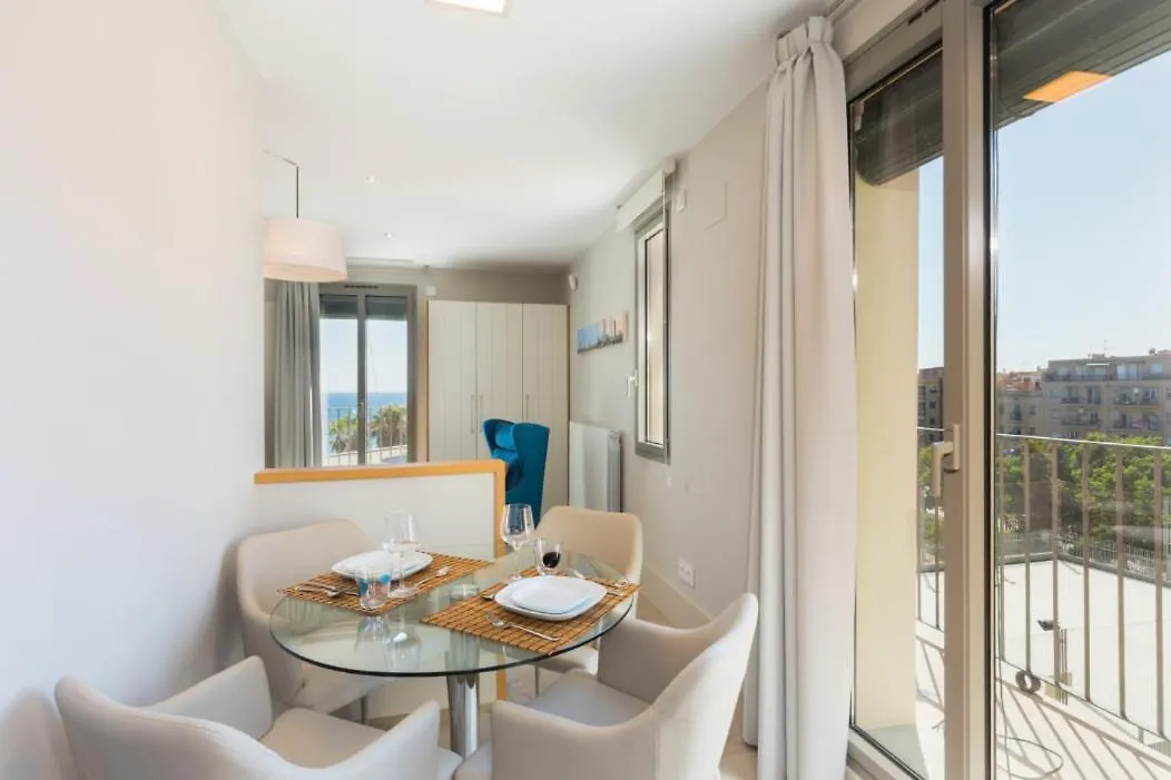 Kronos On The Beach Attic Suite Barcelona Spanien